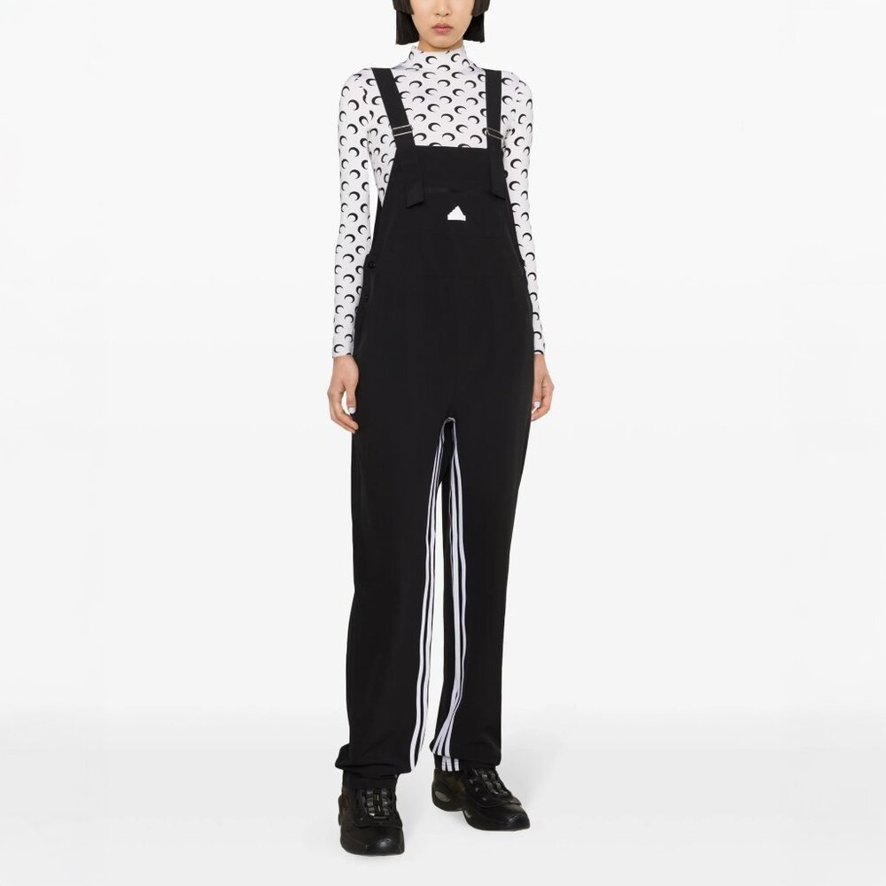 Adidas ALL-GENDER Dance DUNGAREE jumpsuit nylon overalls IN1816 Black XS New NWT - Picture 8 of 16